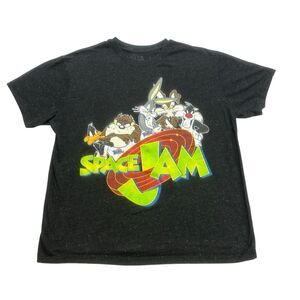 Space Jam Tune Squad Shirt Mens XL Black Bugs Bunny Taz Daffy Duck Looney Tunes